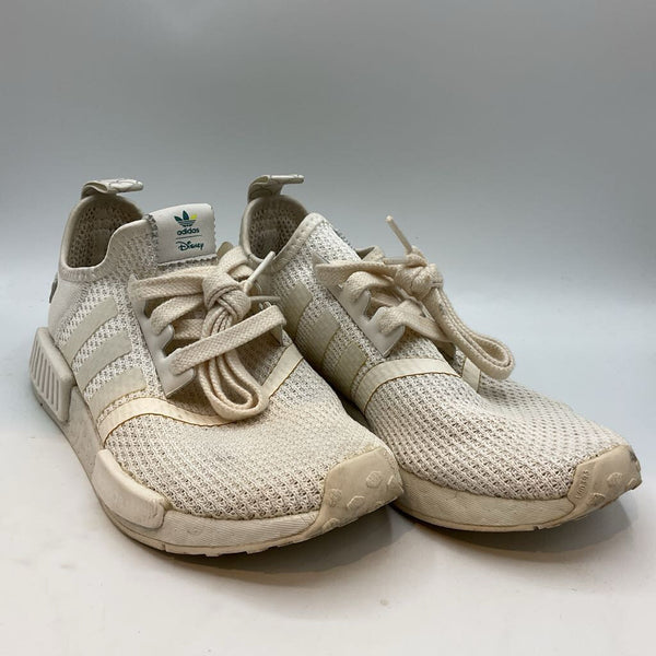Size 4Y: Adidas White Mesh Lace-Up Sneakers REDUCED