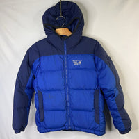 Size 10-12: Mountain Hardwear Two Tone Blue Down Coat REDUCED