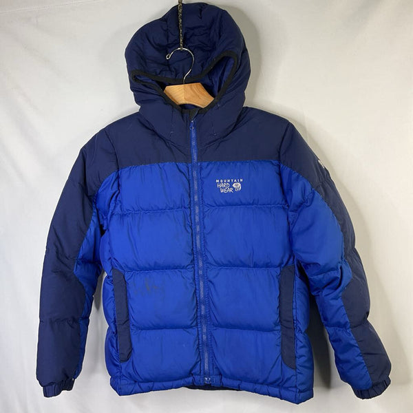 Size 10-12: Mountain Hardwear Two Tone Blue Down Coat REDUCED