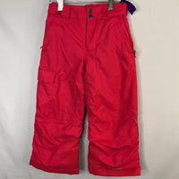 Size 4-5: Columbia Hot Pink Omni-Heat Insulated Snow Pants