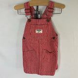Size 18m: OshKosh Red/White Striped Overall Dress