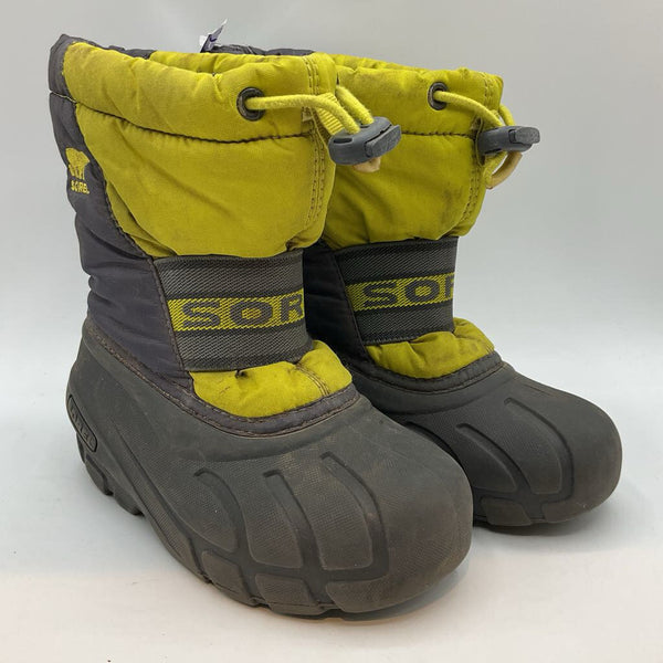 Size 10: Sorel Gray/Green Toggle Snow Boots REDUCED