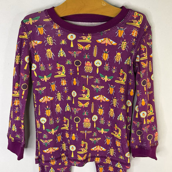 Size 8: Piccolina Purple/Multi Insects 2pc PJs