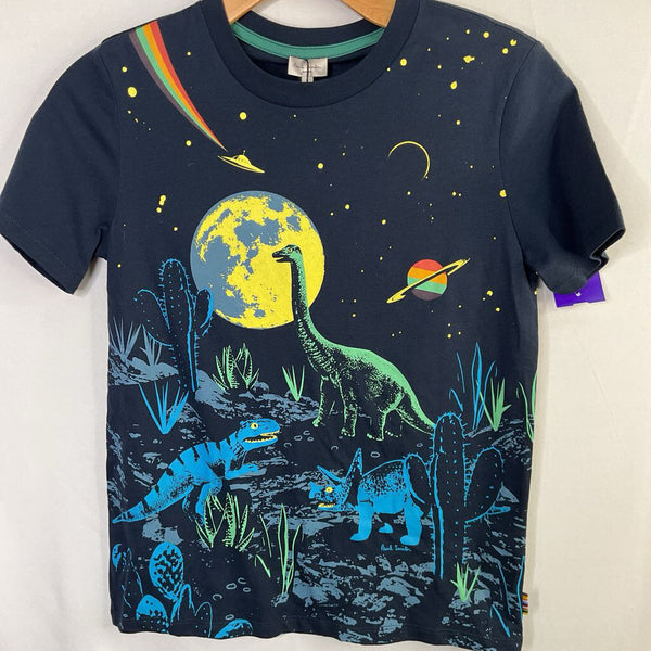 Size 10: Paul Smith Navy/Multi Desert Space Dinos T-Shirt NEW w/ Tags