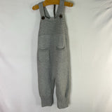 Size 12-18m (75): Hanna Andersson Gray Knit Overalls
