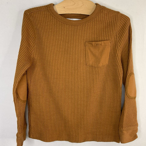 Size 5: Old Navy Brown Waffle Knit Long Sleeve Shirt