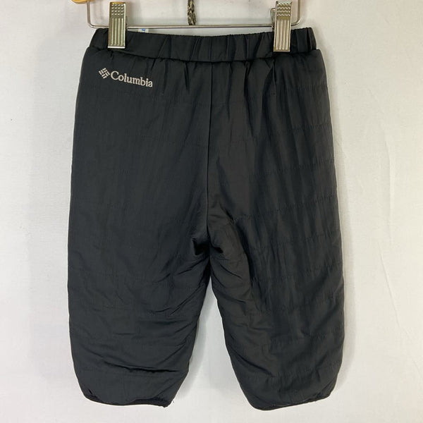 Size 6-12m: Columbia Black/Teal Fleece Reversible Insulated Cozy Pants