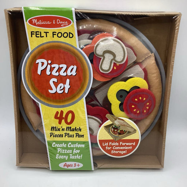 Melissa & Doug Felt Food Pizza Set NEW