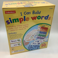 Lakeshore I Can Build Simple Words NEW