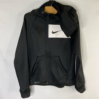Size 6-7: Nike Dri-Fit Black/White Zip Hoodie