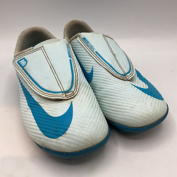 Size 12: NIke Blue Velcro Soccer Cleats