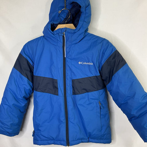 Size 8-10: Columbia Two Tone Blue Poly Fill Coat