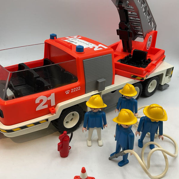 Vintage Playmobil Fire Engine Set