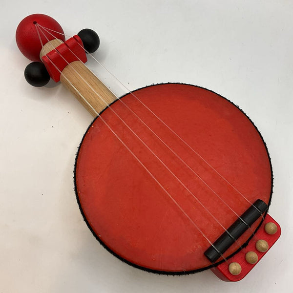 PlanToys Red Wooden Banjo
