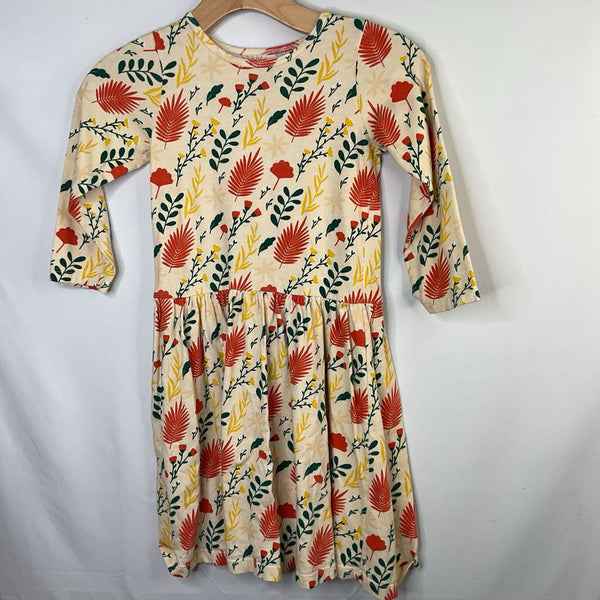 Size 8: Winter Water Factory Yellow/Multi Floral Long Sleeve Dress