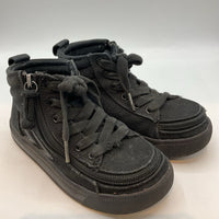 Size 12: Billy Black Lace/Zip-Up Sneakers