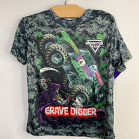 Size 5: Monster Jam Blue/Multi Grave Digger Athletic T-Shirt