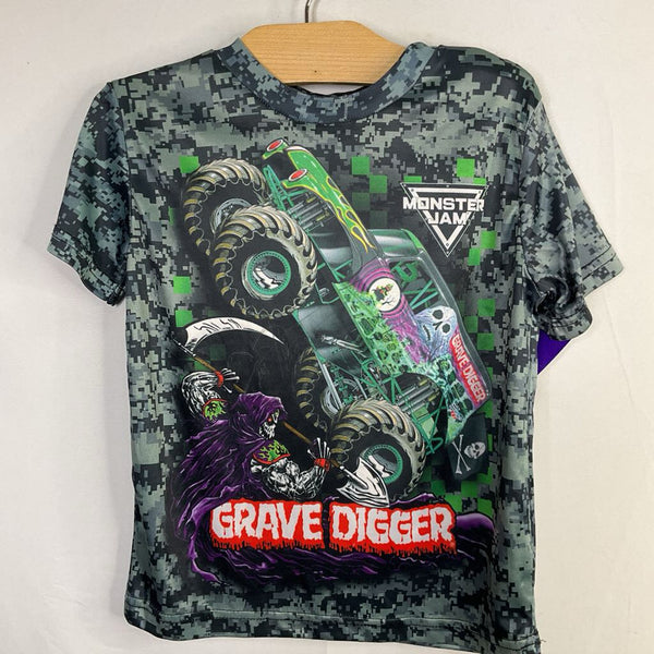 Size 5: Monster Jam Blue/Multi Grave Digger Athletic T-Shirt