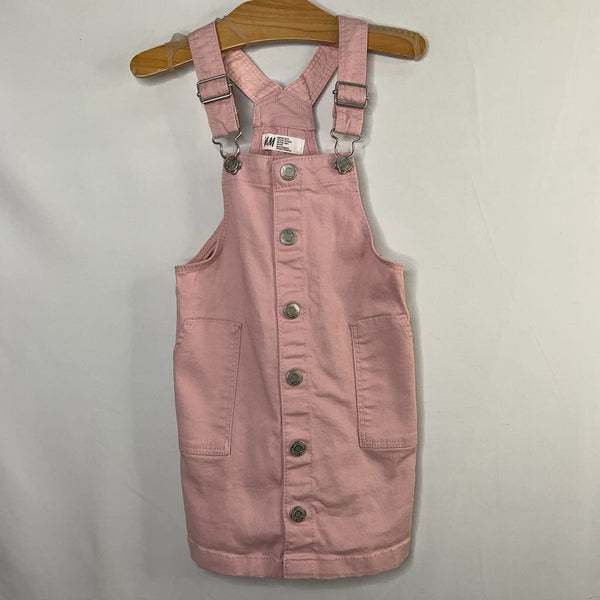 Size 4: H&M Pink Overall Dress