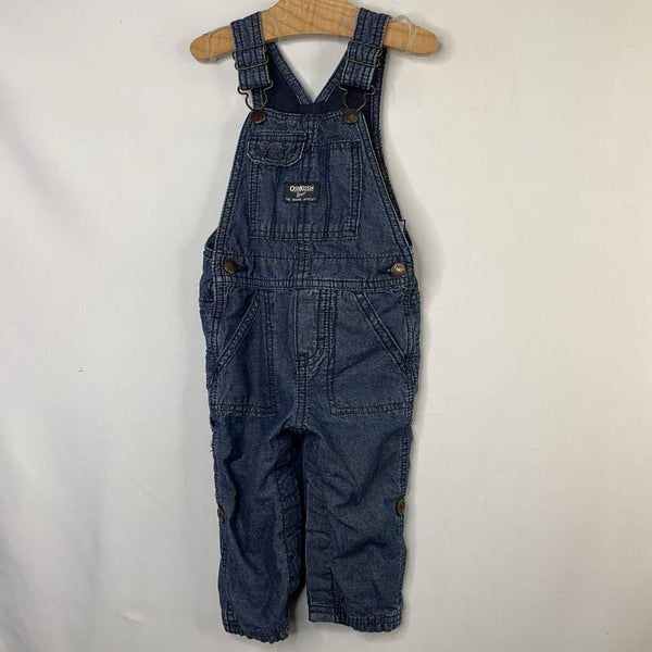 Size 12m: OshKosh Blue Chambray Overalls