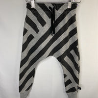 Size 2-3: Nununu Gray/Black Sweatpants