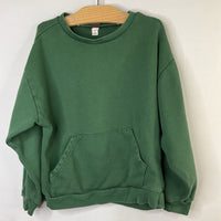 Size 6: Tea Green/Multi Lightning Bolts Front Pocket Sweatshirt