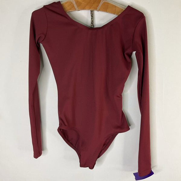 Size 6-7: Capezio Red Long Sleeve Leotard