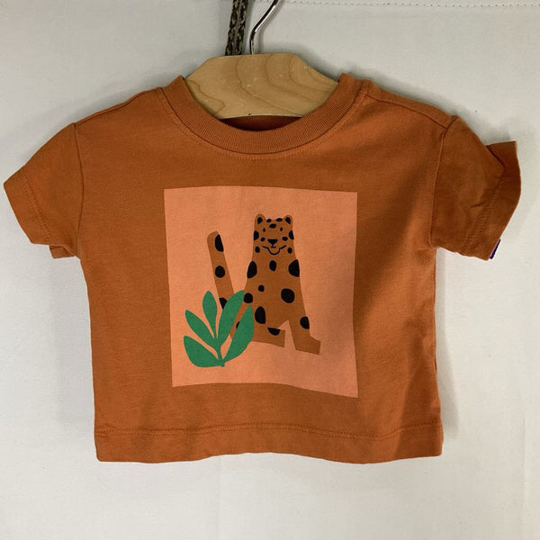 Size 0-3m (50): Hanna Andersson Orange Jungle Cat T-Shirt