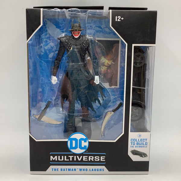DC Multiverse Batman Who Laughs 7" Action Figure with Build-A Rebirth Batmobile