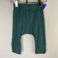 Size 3-6m: Kate Quinn Teal Ribbed Cozy Pants