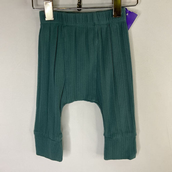 Size 3-6m: Kate Quinn Teal Ribbed Cozy Pants