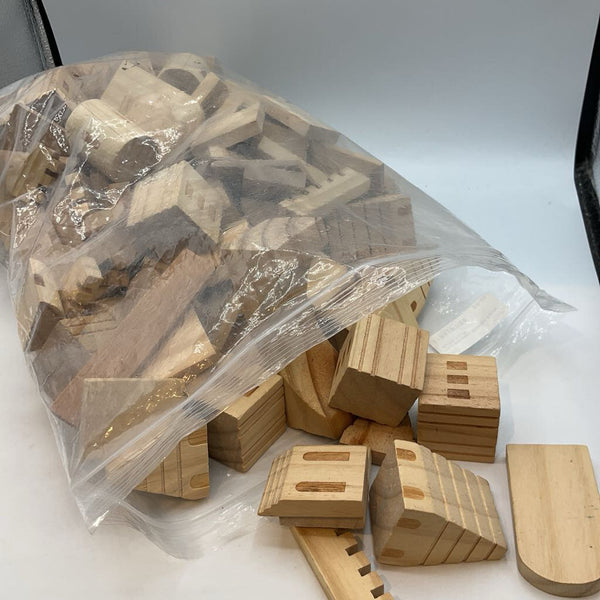 FAO Schwarz Wooden Castle Blocks AS IS