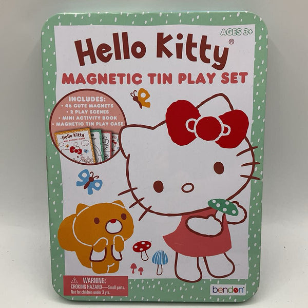 Hellow Kitty Magnetic Tin Play Set
