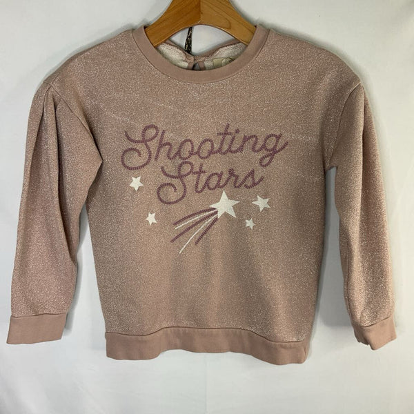 Size 8-10: PEEK Pink Sparkle Shooting Star Sweatshirt
