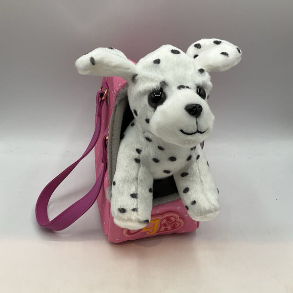 Our Generation Hop In Dog Carrier & Dalmatian Plush
