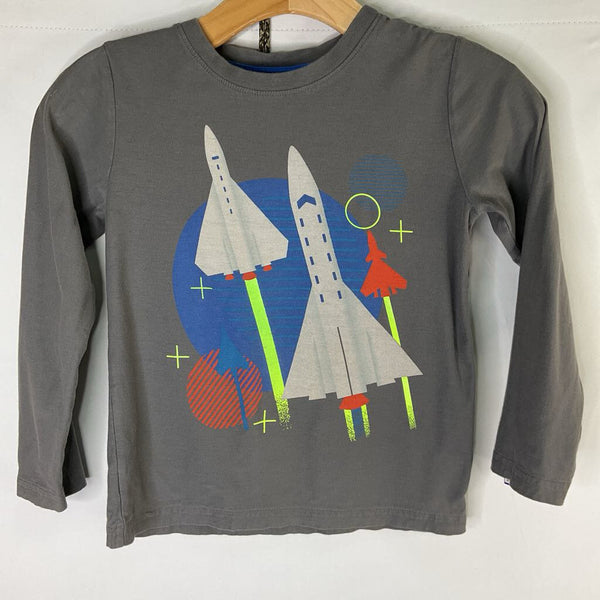 Size 7: Tea Gray/Multi Rockets Long Sleeve Shirt