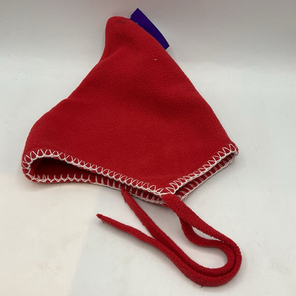 Size 1-3 (S): Hanna Andersson Red Fleece Gnome Hat