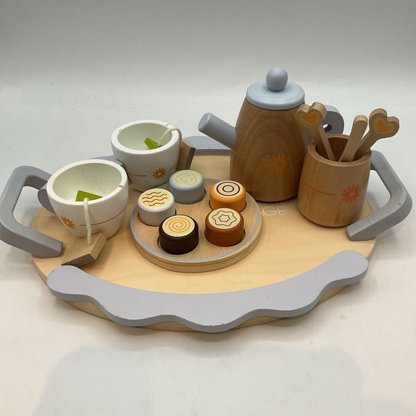 Wooden Tea Set