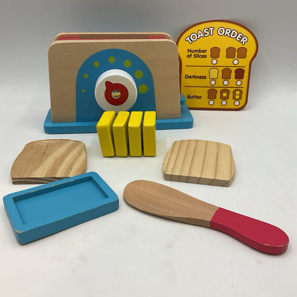 Melissa & Doug Bread & Butter Toaster Set