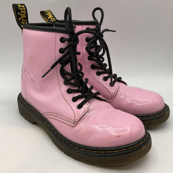 Size 2Y: Dr. Martens Pink Lace/Side-Zip Boots REDUCED