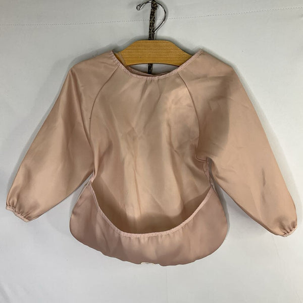 Mushie Pink Apron Bib