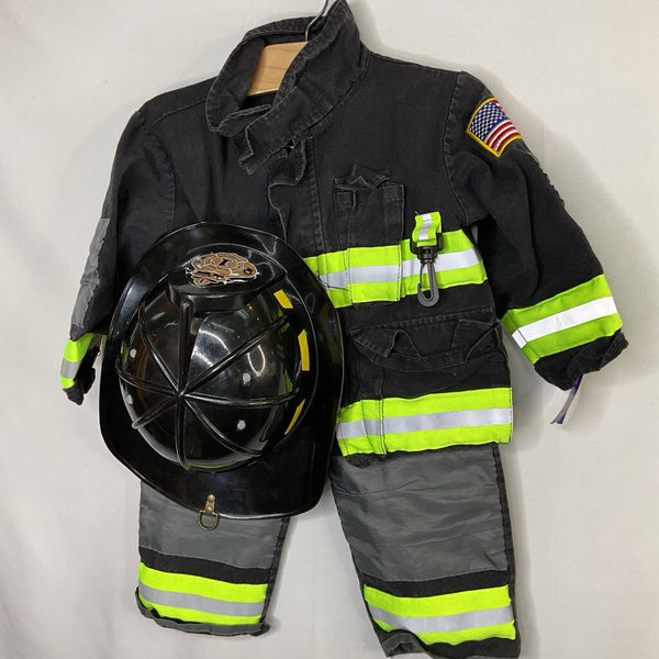 Size 3-4: Teetot & Co 3pc Fire Fighter Costume