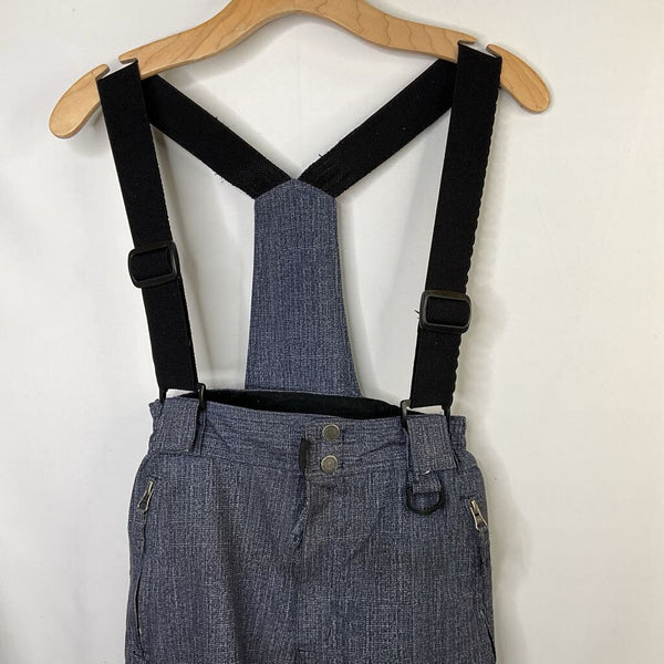 Size 10-12: 32 Degrees Blue Heather Snow Bibs