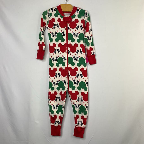 Size 18-24m (80): Hanna Andersson Disney Mickey Mouse Red/Green 1pc Pjs
