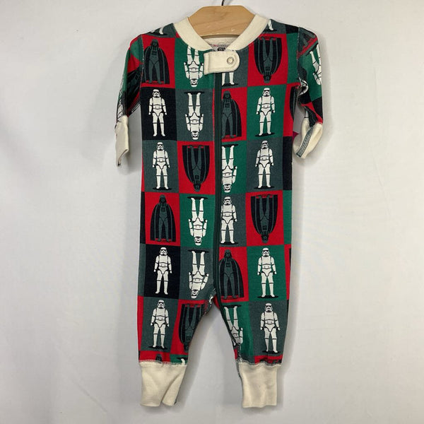 Size 0-3m (50): Hanna Andersson Star Wars Darth Vader/Storm Trooper Holiday 1pc PJs