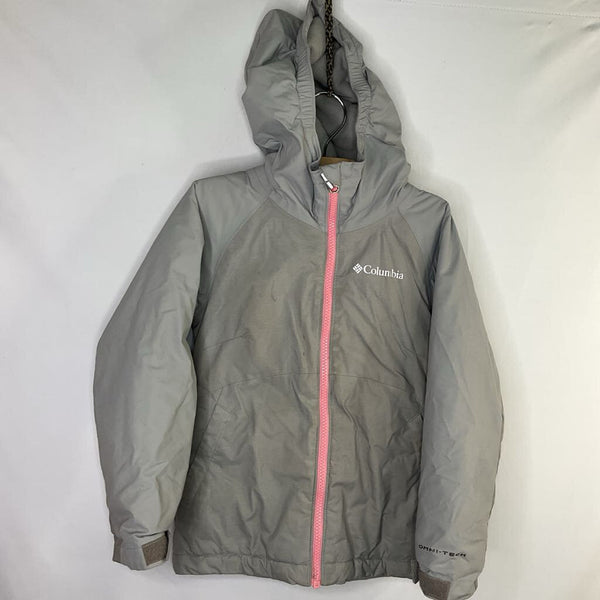 Size 4-5: Columbia Gray/Pink Trim Omni-Heat Winter Coat REDUCED