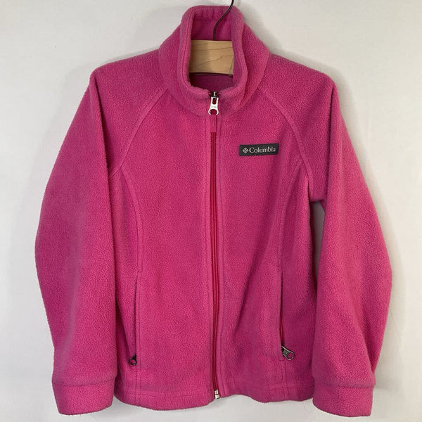 SIze 6-7: Columbia Pink Fleece Zip Coat REDUCED