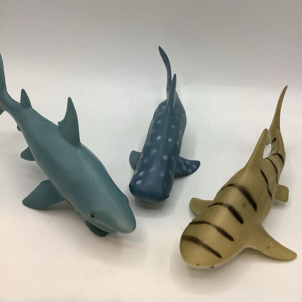 3pc Shark Firgurines