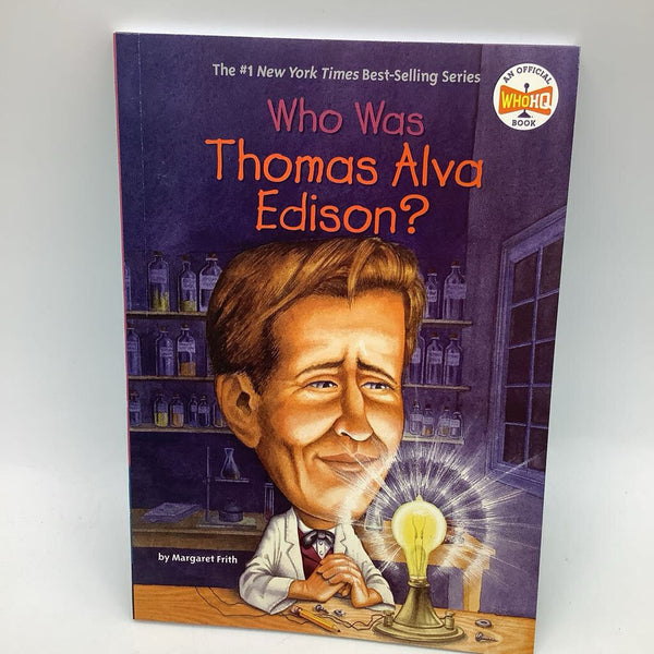 Who Was Thomas Alva Edison? (paperback)