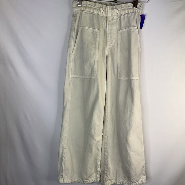 Size 10: Zara Pale Green Wide Leg Drawstring Jeans REDUCED
